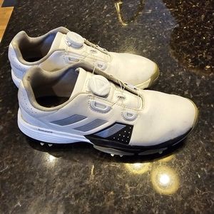 Boys Adidas golf shoes with boa laces size 5